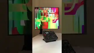 Pd/gem audiovisual with syntakt