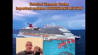 IMPORTANT CARNIVAL CRUISE NEWS #HurricaneMilton