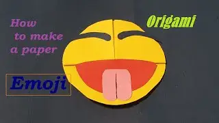 how to make a paper Beautiful Emoji ,Origami