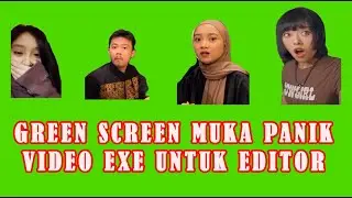 GREEN SCREEN MUKA PANIK VIRAL VIDEO EXE UNTUK EDITOR
