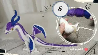 Poseable Wire Frame for Amigurumi Tail | Dragon [Part 5]