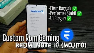 Review Custom Rom Gaming Evolution X Redmi Note 10 - Indonesia