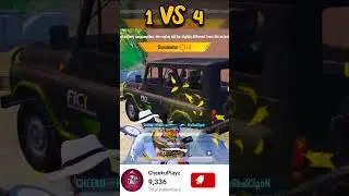 1 VS 4 🔥 CONQUEROR LOBBY 😰 