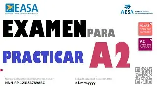 🥈👨‍🏫 EXAMEN AESA A2 👩‍🏫🥈 para PRACTICAR