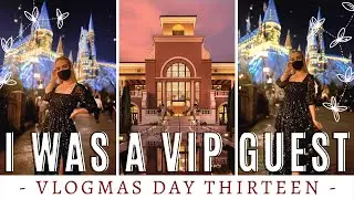 BEST NIGHT EVER at UNIVERSAL + *luxury* hotel room tour | orlando informer day 2 🎄