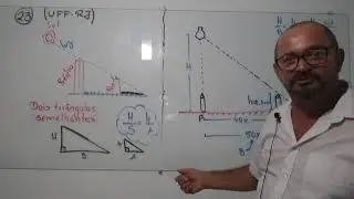 (uff-mg) para determinar a que altura H uma fonte de luz pontual está do chão, foi realizada
