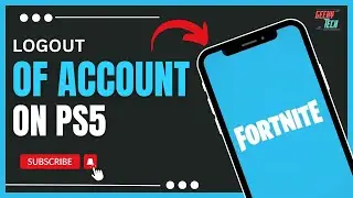 How To Logout of Account on Fortnite PS5 !