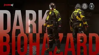 TruBarrier Hazard Suit and Mask  - Dark Biohazard | Star Citizen Subscriber Flair 06/2024
