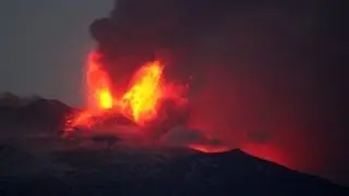Mt. Etna Erupting - April 27, 2013, Sicily, Italy