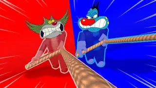 OGGY AND JACK PLAYING CAFRY A FREIND IN ROBLOX!
