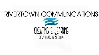 Creating eLearning Storyboards