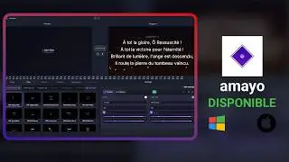 amayo Bible verse projection and singing software with multi-screen management | Our vision