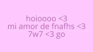 mi amor de fnafhs 7u7 X3