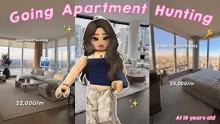 going apartment hunting at 18!! 🏙️ l moving ep.1 | voiced bloxburg roleplay | lovelyjules