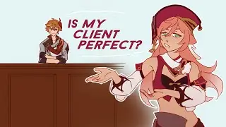"Is my client a perfect man?" "No"