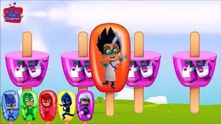 Learn Colors With Pj Masks Ice Creams For Kids - Colors For Children HD