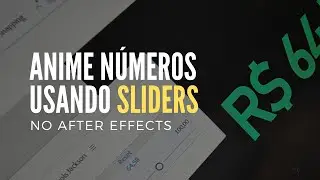 Como animar preço aumentando ou diminuindo no After Effects