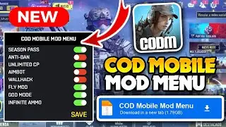 ✅ COD MOBILE MOD MENU 2026 🔴 Aimbot, Wallhack & Unlimited CP | Working CODM HACK/MOD (Android/iOS)