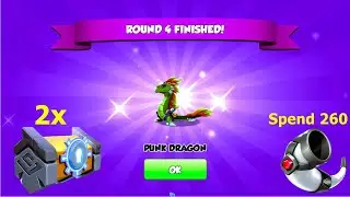 Got 3rd Punk Dragon-Dragon Mania Legends | spend 260 silver horns purchase 2 premium sigil chest