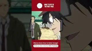 What to Put in the First Page of Your Manga