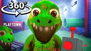 360° All Playtown JUMPSCARES in VR Banban Mascot Horror Clone