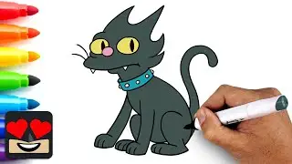 How To Draw Snowball | The Simpsons
