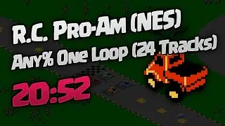 R.C. Pro-Am (NES) speedrun - Any% One Loop - 20:52