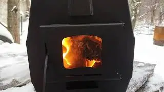 Печь Вулкан-80 со стеклом от ПППК 1я часть