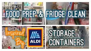 *NEW* REFRIGERATOR CLEAN & ORGANIZE  WITH ALDI FINDS