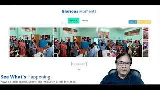 How to Edit Glorious moments and What's Happening Section in the Home Page of new KV Website