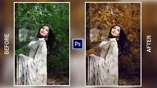 How to Create Autumn Color Effect - Photoshop CC Tutorial