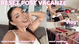 POST-VACATION RESET 🧳💗 unpacking, groceries & chat | MelissaTani