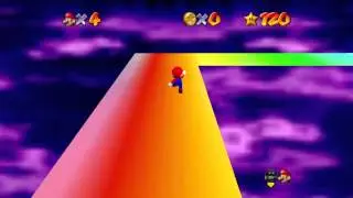 SM64 Custom Level: SNES Rainbow Road