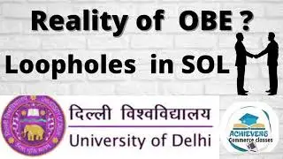 Reality of obe 2021 sol exam || Loopholes of OBE SOL || DU SOL