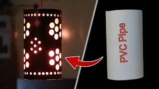 Modern Lighting Ideas from PVC Pipe | Simple Wall Lamp | DIY Crafts