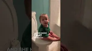 This is little Marilyn’s first poop on the big toilet 💩🥳👏🏻