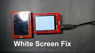 How to fix white screen of tft touch screen with arduino | TFT unknown driver Fix