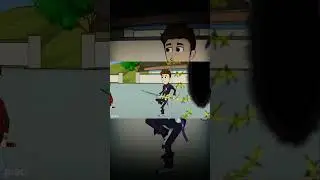 Melawan Manusia Hiu 😱😲 -  Yu Animation 