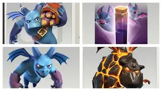 Best attack in Clash of Clans / Super minion / Lava hound / Minions