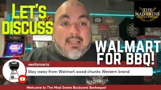 Let’s discuss shopping at Walmart for BBQ supplies!