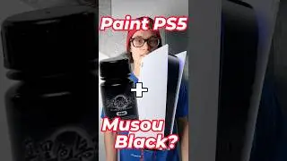 Bad Idea! Paint PS5 in Musou Black!