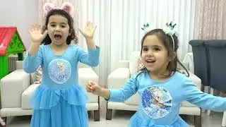 hilal ve öykü ingilizce şarkı söylüyor. kids singing good morning song funny