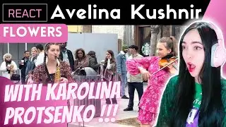 REACTING to Avelina Kushner - Flowers / O Sole Mio