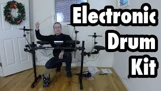 Unboxing and Look at the Alesis Five Piece Electronic Drum Set