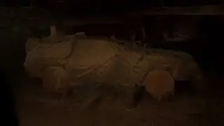 Back to the future 3 digging out the delorean / cave scene