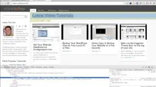 Live Editing CSS Using Chrome Browser
