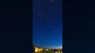 Движение звезд. Северное полушарие. Россия 