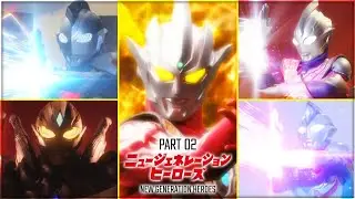 All Ultraman Main Finishers/Beams - NEW GEN PART 02 + REIWA ERA | Evolution
