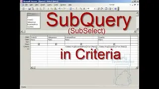 Use Subquery as Criteria in Access Query (SubSelect statement compare to average) ~ DataPig