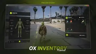 Ox Inventory Rework + 30 new features | New UI Design | Rarity System | crafting & Banch System | ..